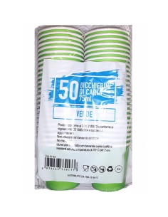 BICCHIERI: vendita online CONF.50 BICCHIERI CARTA ML.75 ASSORTITI 9115 in offerta