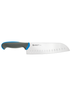 TECNA: vendita online COLTELLO SANTOKU ALVEOLATO TECNA BLU 18 CM AMBROGIO SANELLI in offerta