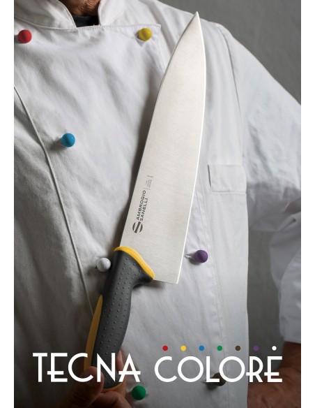 TECNA: vendita online COLTELLO AFFETTARE TECNA ROSSO 26 CM AMBROGIO SANELLI in offerta