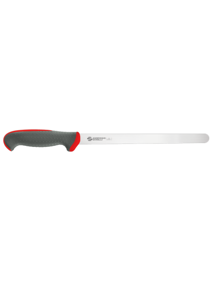 TECNA: vendita online COLTELLO PROSCIUTTO STRETTO TECNA ROSSO 28 CM AMBROGIO SANELLI in offerta
