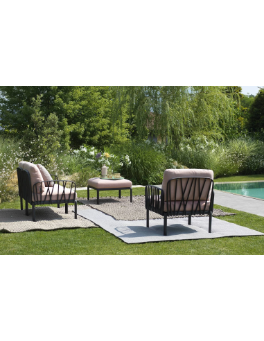 COMPLEMENTI D'ARREDO: vendita online POUF KOMODO 70 X 70 ALTEZZA 49 ANTRACITE IN POLIPROPILENE NARDI in offerta