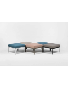 COMPLEMENTI D'ARREDO: vendita online POUF KOMODO 70 X 70 ALTEZZA 49 ANTRACITE IN POLIPROPILENE NARDI in offerta 2