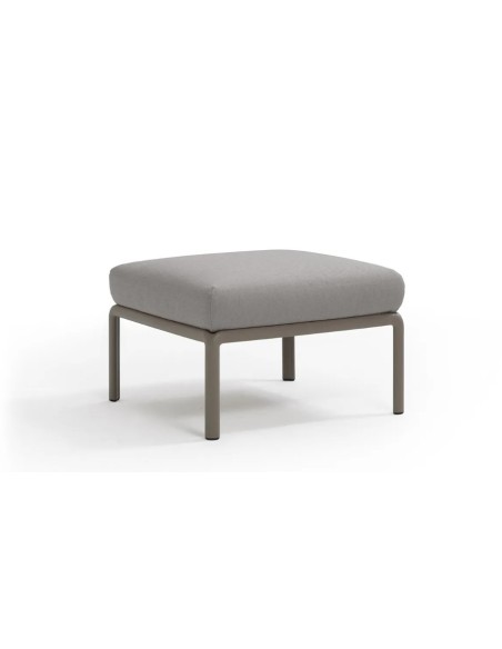 COMPLEMENTI D'ARREDO: vendita online POUF KOMODO 70 X 70 ALTEZZA 49 CM TORTORA IN POLIPROPILENE NARDI in offerta