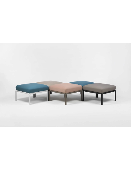 COMPLEMENTI D'ARREDO: vendita online POUF KOMODO 70 X 70 ALTEZZA 49 CM TORTORA IN POLIPROPILENE NARDI in offerta