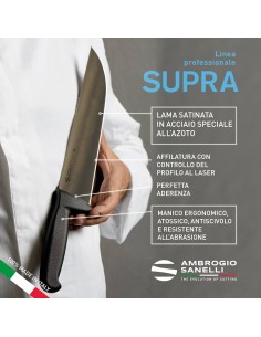 COLTELLERIA: vendita online ACCIAINO CROMIZZATO OVALE PER LAME SUPRA 30 CM AMBROGIO SANELLI in offerta 2