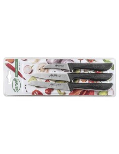 JOLLY: vendita online BLISTER 3 COLTELLI CUCINA JOLLY SPELUCCHINO - POMODORO - VERDURA 10 CM SANELLI in offerta