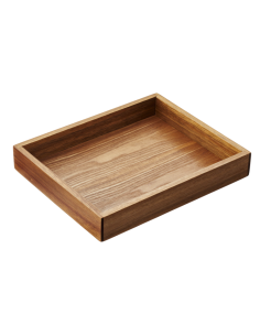 ALZATE-PORTATORTE-ESPOSITORI: vendita online VASSOIO / SUPPORTO BUFFET ACACIA TRAY LEONE 53 X 32,5 CM IN LEGNO in offerta