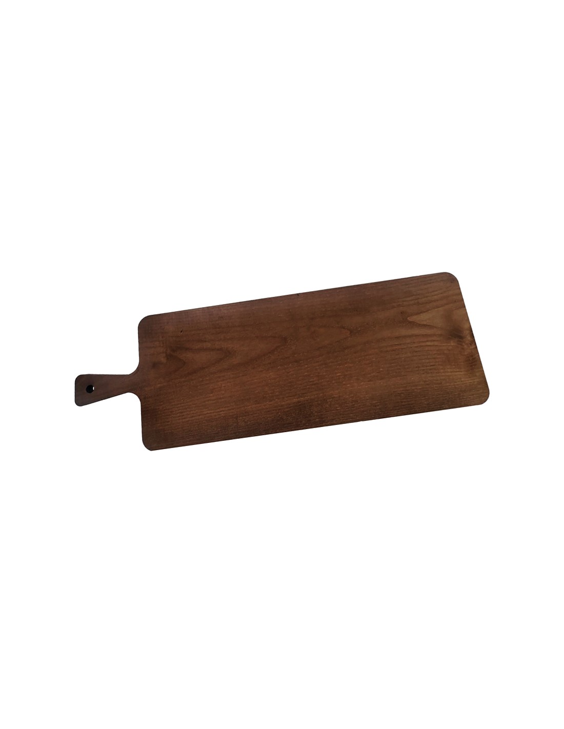 VASSOI-TAGLIERI LEGNO: vendita online TAGLIERE PORTATA 50 X 20 X 7 CM IN FRASSINO TINTA NOCE CON PIEDI E MANICO PANETTA in of...