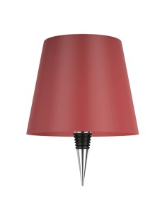 TOUCH METAL LAMPADA PARALUME ROSSO CM.11X11X13H CON INSERTO