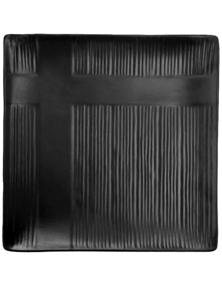 ORGANIC PIATTO QUADRO NERO CM.20X20 MELAMINA