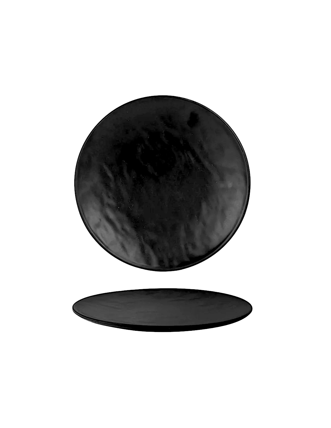 PIATTI: vendita online PIATTO TONDO NERO ORGANIC Ø 20 CM IN MELAMINA IBC in offerta