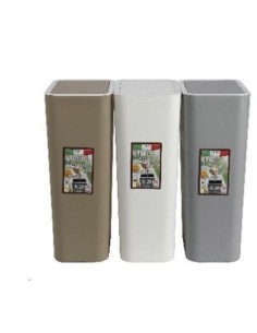 PATTUMIERA LT.20 RATTAN C/PULSANTE