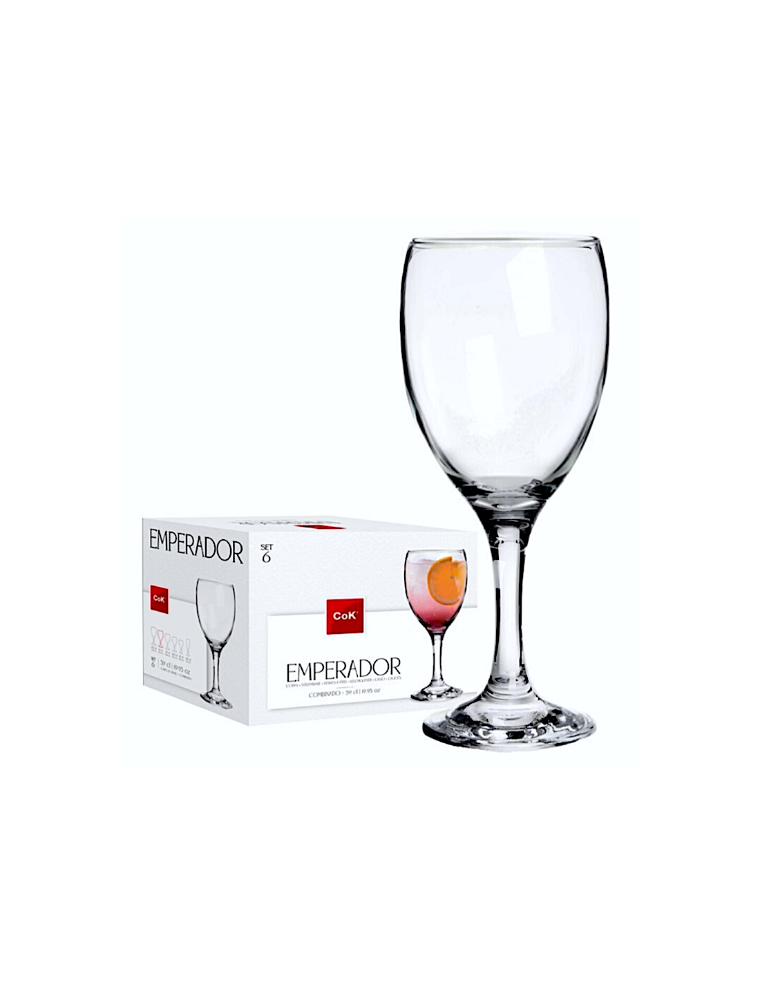 CALICI: vendita online CALICI COCKTAIL EMPERADOR 59 CL CONFEZIONE 6 PEZZI CEGECO Y ALAR in offerta