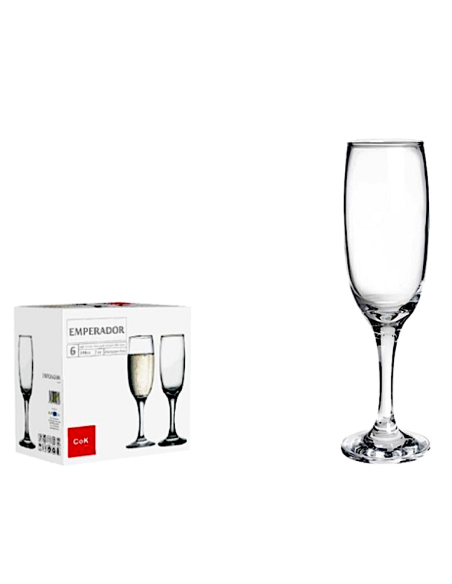 EMPERADOR CF 6 FLUTE CL.21,5 CHAMPAGNE