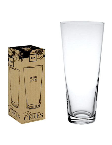 CERES VASO VETRO CM.17X50H