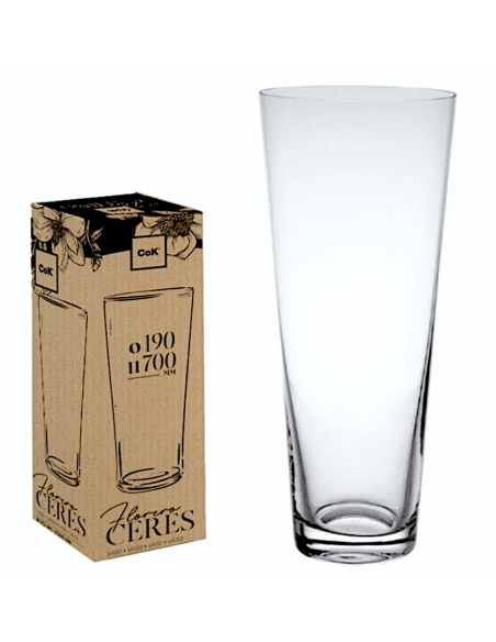 CERES VASO VETRO CM.19X70H