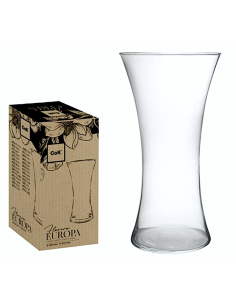 EUROPA VASO VETRO CM.18X37H