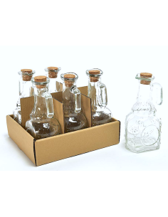 OLIERE-FORMAGGIERE: vendita online OLIERA IN VETRO 220 ML CON TAPPO IN SUGHERO MERCURY in offerta