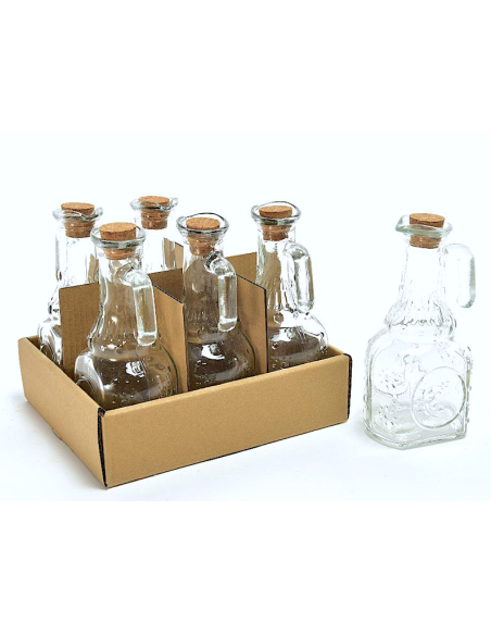 OLIERE-FORMAGGIERE: vendita online OLIERA IN VETRO 220 ML CON TAPPO IN SUGHERO MERCURY in offerta