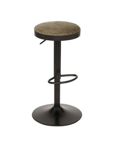 SGABELLO BAR 207390B ILSA NERO/KAKI CM.76H