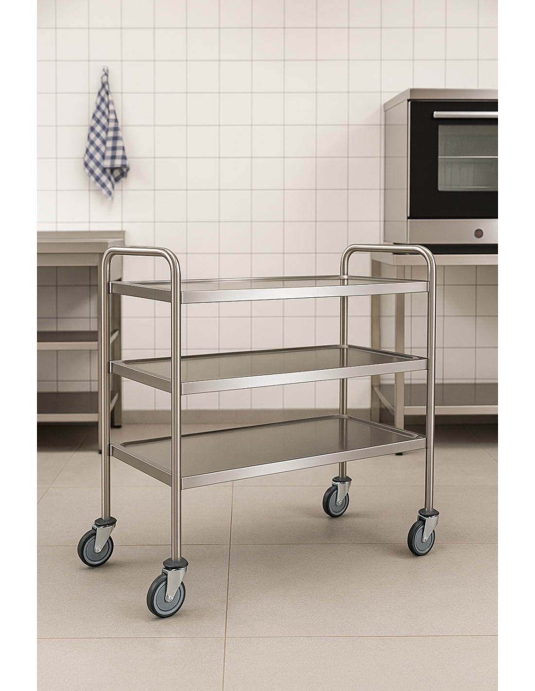 CARRELLI: vendita online CARRELLO DI SERVIZIO DUE PIANI MM.1085X590X935H in offerta