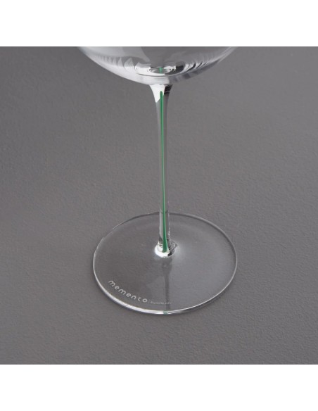 CALICI: vendita online CALICE MEMENTO WINE VERDE LIME 67 CL IN CRISTALLO SERAFINO ZANI in offerta