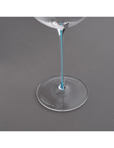 CALICI: vendita online CALICE MEMENTO WINE TURCHESE 67 CL IN CRISTALLO SERAFINO ZANI in offerta