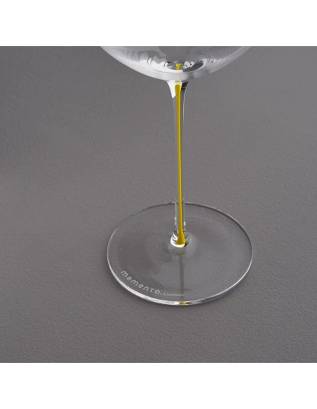 CALICI: vendita online CALICE MEMENTO WINE GIALLO 67 CL IN CRISTALLO SERAFINO ZANI in offerta