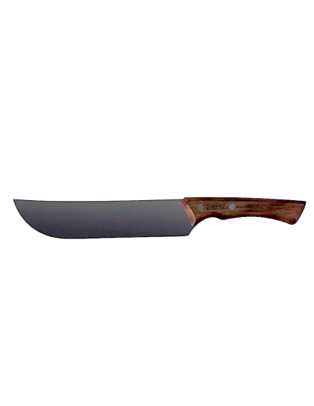 COLTELLERIA: vendita online COLTELLO CARNE CHURRASCO BLACK 19,2 CM MANICO IN LEGNO TRAMONTINA in offerta