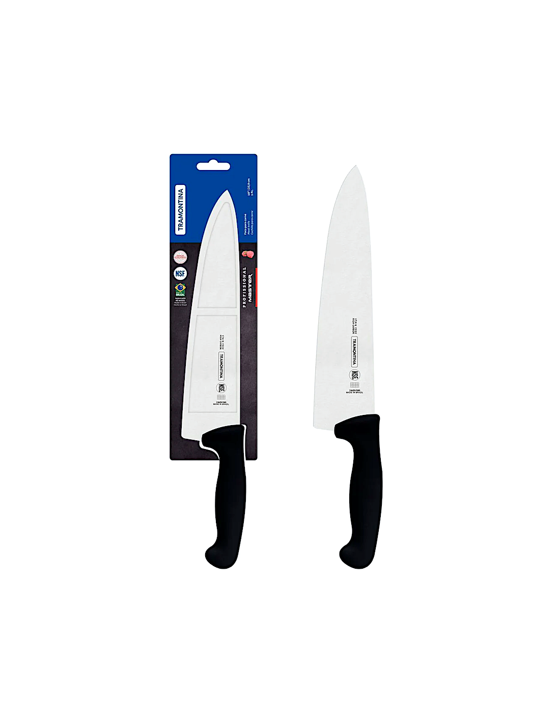 COLTELLERIA: vendita online COLTELLO CARNE PROFESSIONAL BLACK 25 CM MANICO IN POLIPROPILENE TRAMONTINA in offerta