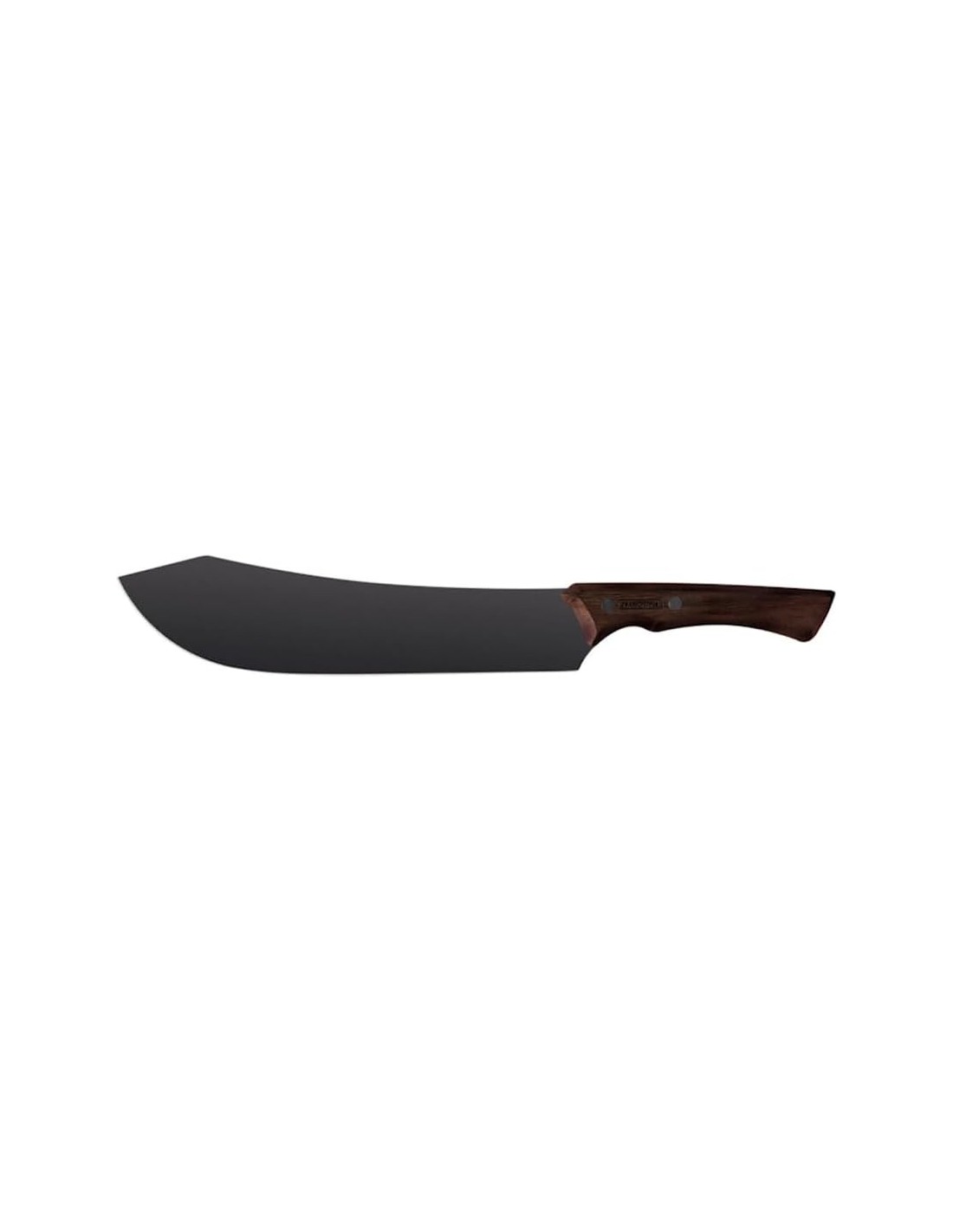 COLTELLERIA: vendita online COLTELLO CARNE CURVO CHURRASCO BLACK 24,1 CM MANICO IN LEGNO TRAMONTINA in offerta