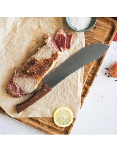 COLTELLERIA: vendita online COLTELLO CARNE CURVO CHURRASCO BLACK 24,1 CM MANICO IN LEGNO TRAMONTINA in offerta 2