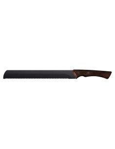 COLTELLERIA: vendita online COLTELLO SEGHETTATO CHURRASCO BLACK 25,4 CM MANICO IN LEGNO TRAMONTINA in offerta