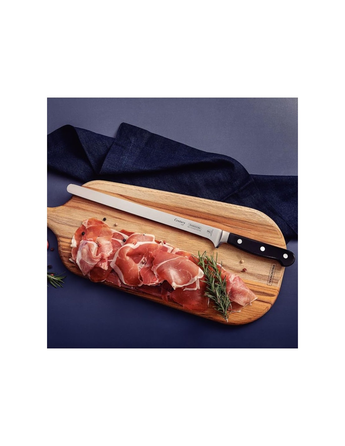 COLTELLERIA: vendita online COLTELLO PROSCIUTTO CENTURY 25 CM MANICO IN POLICARBONATO TRAMONTINA in offerta