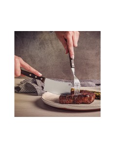 COLTELLERIA: vendita online COLTELLO FALCETTA 9 CM MANICO POLYWOOD MARRONE in offerta 2