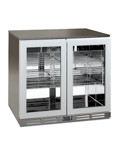 BANCHI E RETROBANCHI BAR: vendita online FRIGO SOTTO BANCO COLD BAR200 INOX SUBZERO DUE ANTE -2 C/+10 C MM.900X515X835H KLIMA...