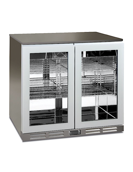 BANCHI E RETROBANCHI BAR: vendita online FRIGO SOTTO BANCO COLD BAR200 INOX SUBZERO DUE ANTE -2 C/+10 C MM.900X515X835H KLIMA...