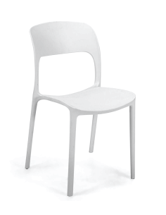 SEDIE-POLTRONE: vendita online SEDIA RISTO BIANCA IN POLIPROPILENE IMPILABILE VACCHETTI in offerta