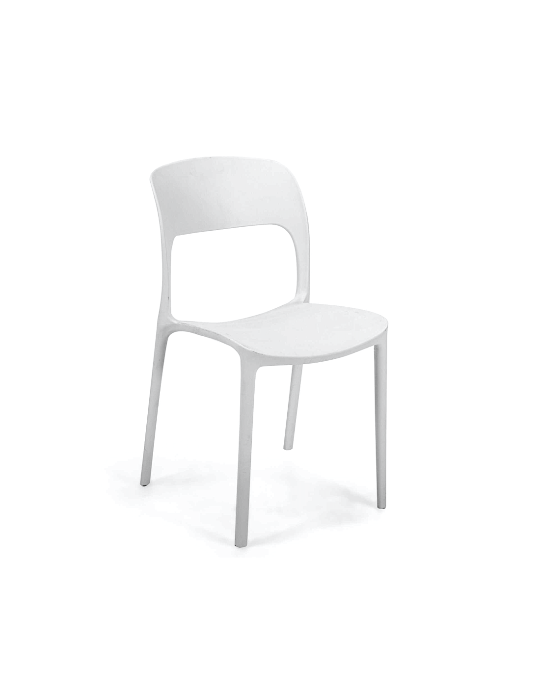 SEDIE-POLTRONE: vendita online SEDIA RISTO BIANCA IN POLIPROPILENE IMPILABILE VACCHETTI in offerta