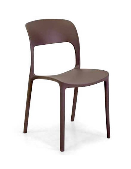 SEDIE-POLTRONE: vendita online SEDIA RISTO TORTORA IN POLIPROPILENE IMPILABILE VACCHETTI in offerta