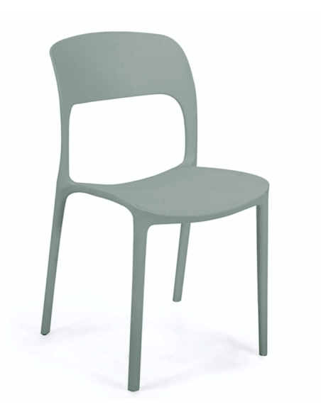 SEDIE-POLTRONE: vendita online SEDIA RISTO VERDE SALVIA IN POLIPROPILENE IMPILABILE VACCHETTI in offerta