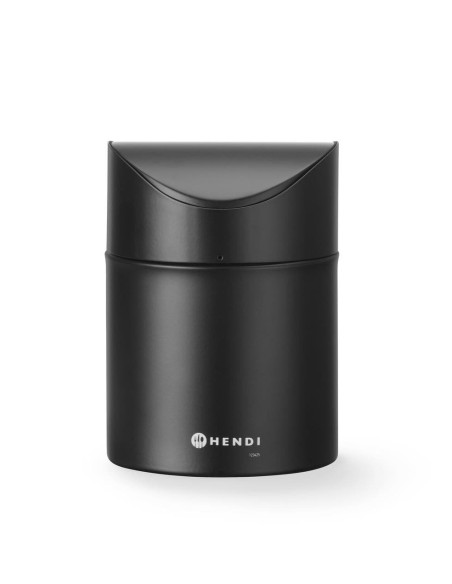 CESTINO PER RIFIUTI DA TAVOLO CON COPERCHIO OSCILLANTE LT.1,2 COLORE N