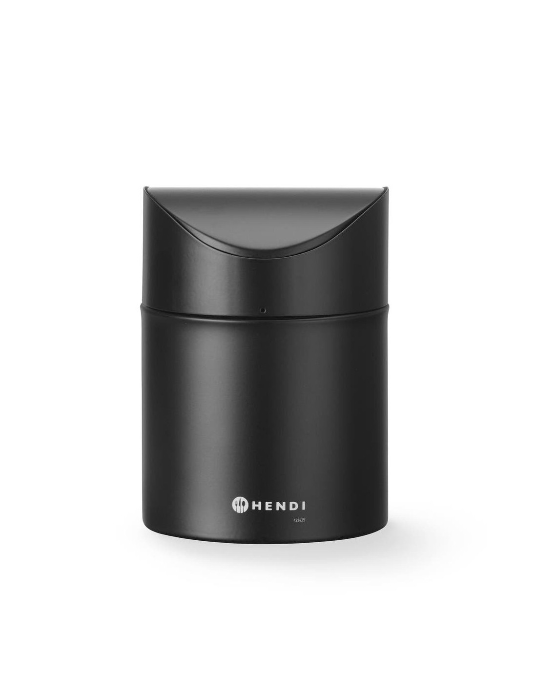 CESTINO PER RIFIUTI DA TAVOLO CON COPERCHIO OSCILLANTE LT.1,2 COLORE N