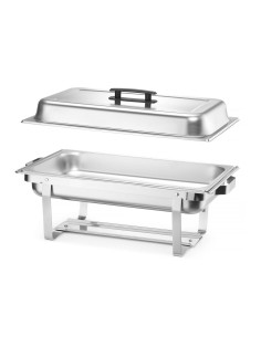 CHAFING DISH IN ACCIAIO GN1/1 LT.7,5 MM.600X355X305H