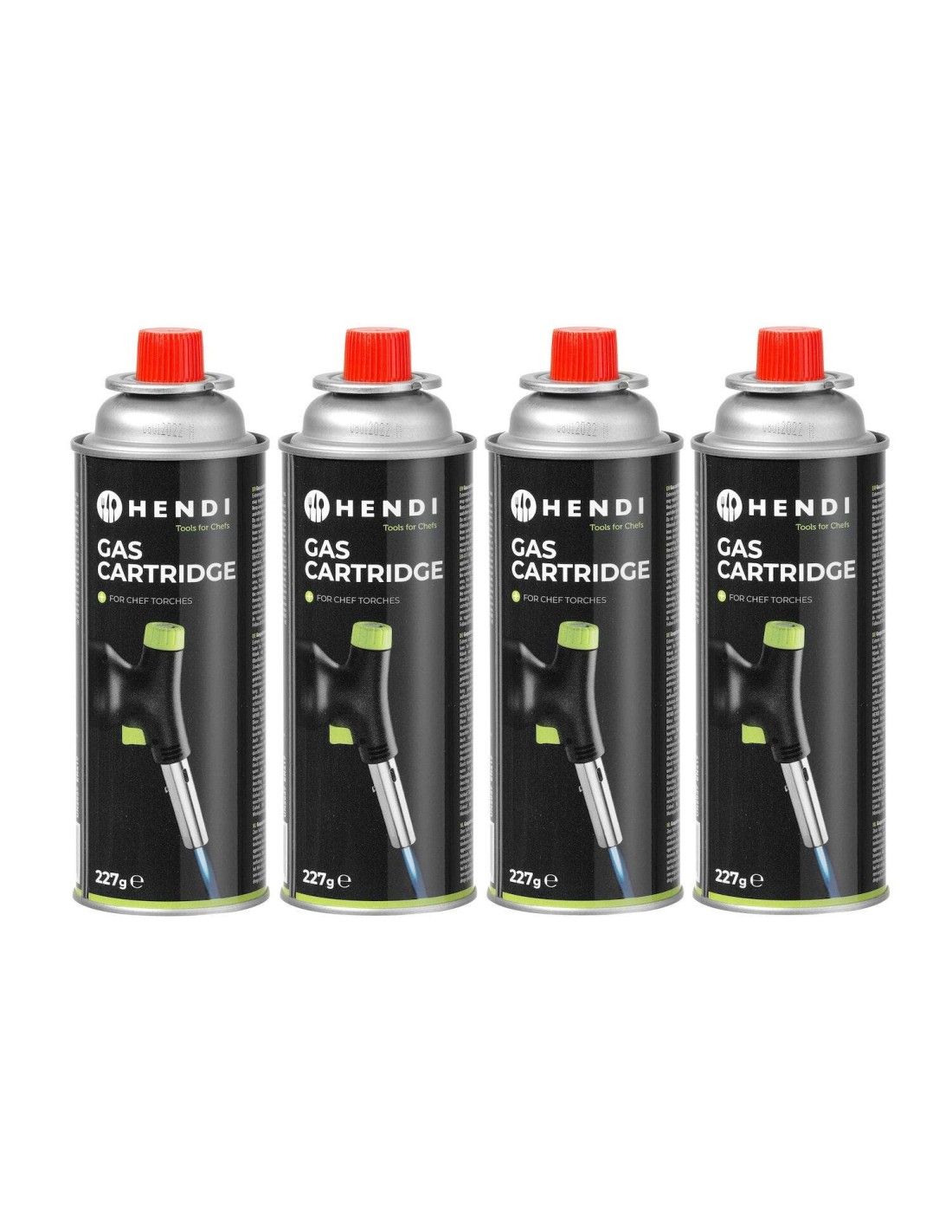 CARTUCCE DI GAS BUTANO SET 4 PEZZI