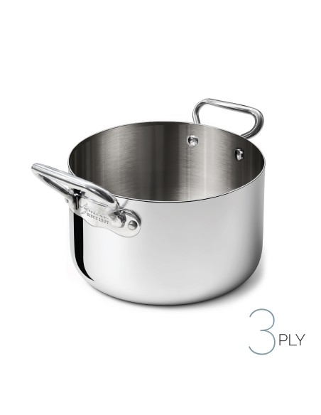 ALUINOX: vendita online CASSERUOLA ALTA ALUINOX 1907 2 MANIGLIE CM.36 H.22 LT.20,5 in offerta