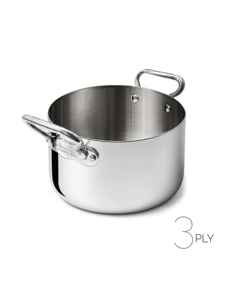 ALUINOX: vendita online CASSERUOLA ALTA ALUINOX 1907 2 MANICI CM.45 H.24 LT.35 in offerta