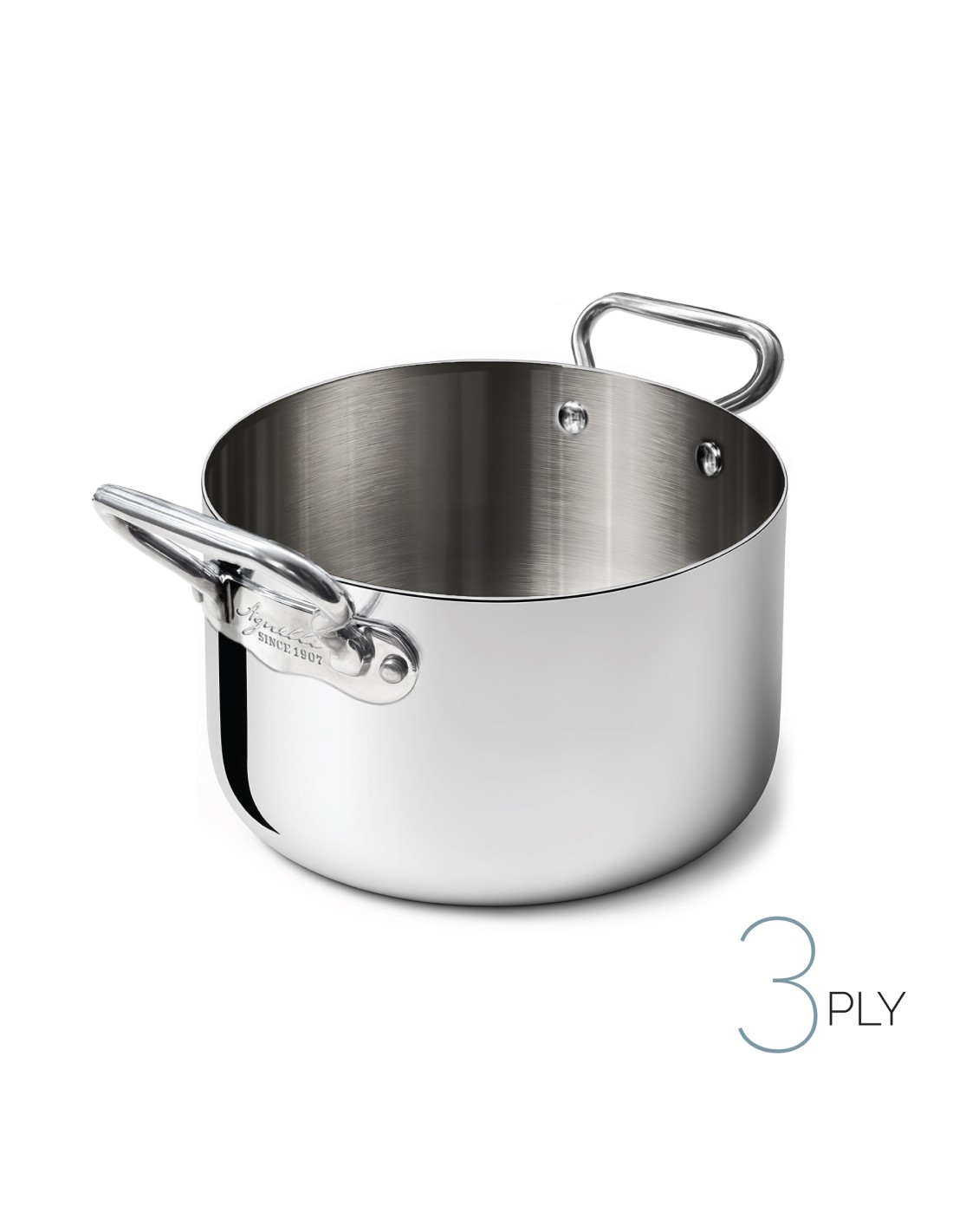 ALUINOX: vendita online CASSERUOLA ALTA ALUINOX 1907 2 MANICI CM.40 H.21 LT.26 in offerta