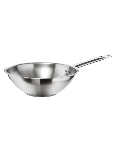 ACCIAIO: vendita online WOK 1 MANICO MASTER Ø 30 CM IN ACCIAIO INOX PINTINOX in offerta