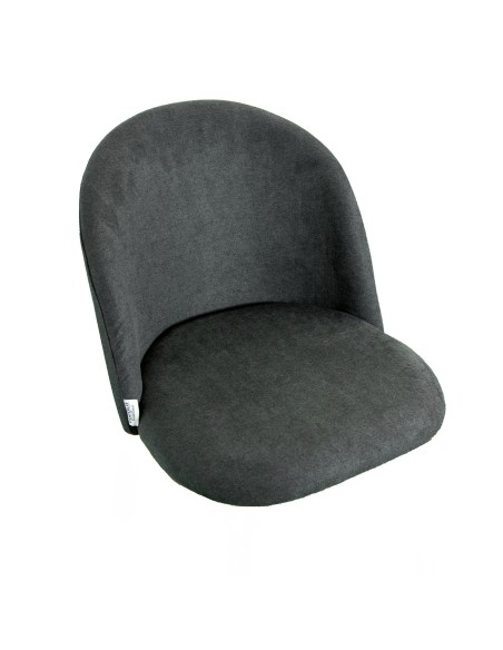 LUCY: vendita online SEDUTA SEDIA LUCY TESSUTO ANTIMACCHIA ANTRACITE VACCHETTI (NO GAMBE) in offerta